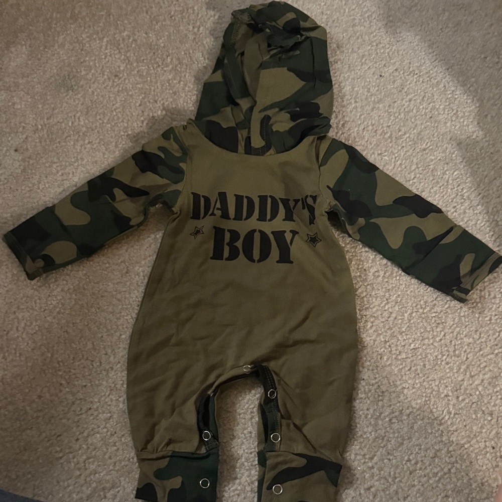 Camouflage Baby Romper